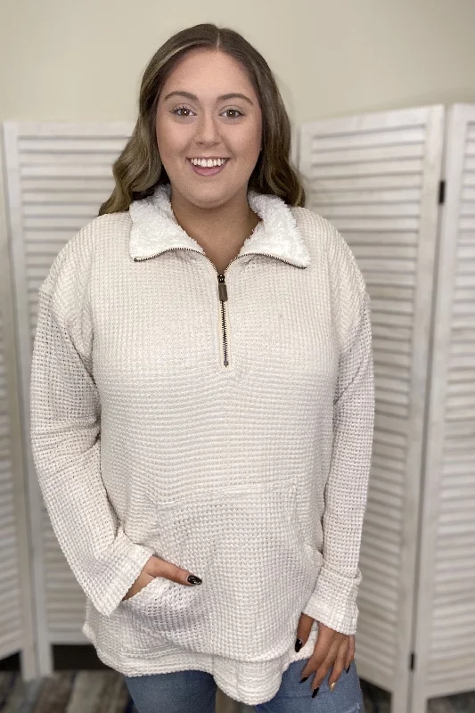 The Snuggles and Kisses Waffle Long Sleeve Top * Final Sale*