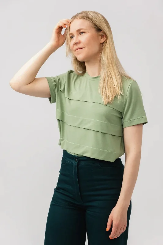 Named Laurie Pleated Tee