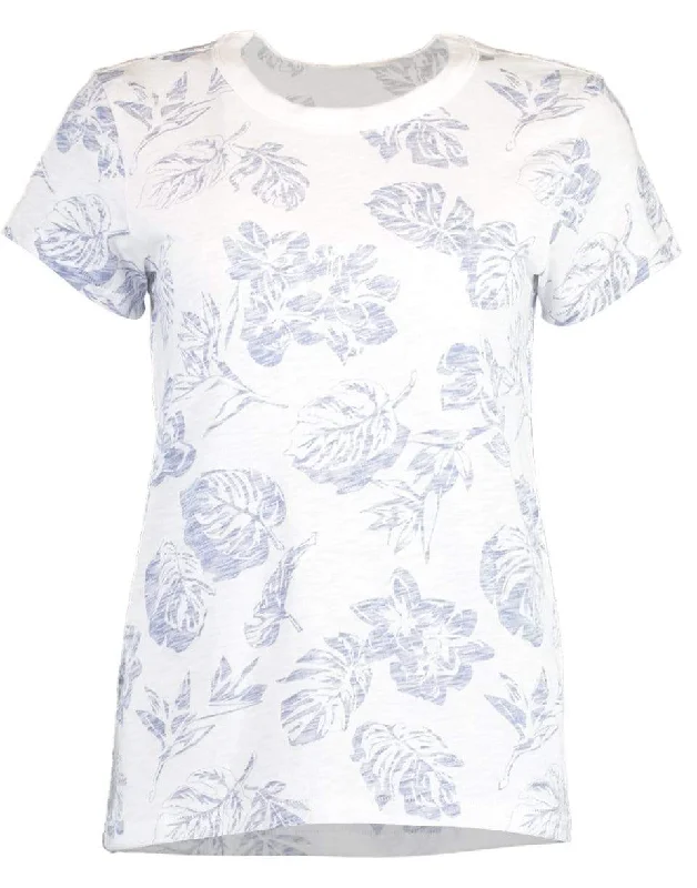 White All Over Hawaiian Tee