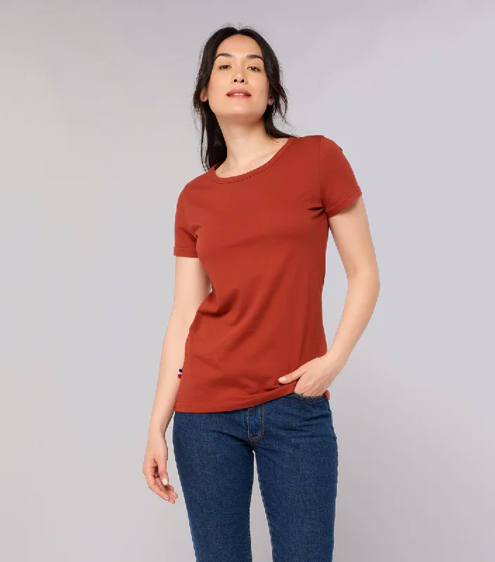 T-shirt Femme Terracotta - L'Intemporel