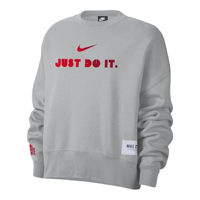 Ladies Ohio State Buckeyes Nike Just Do It Crew