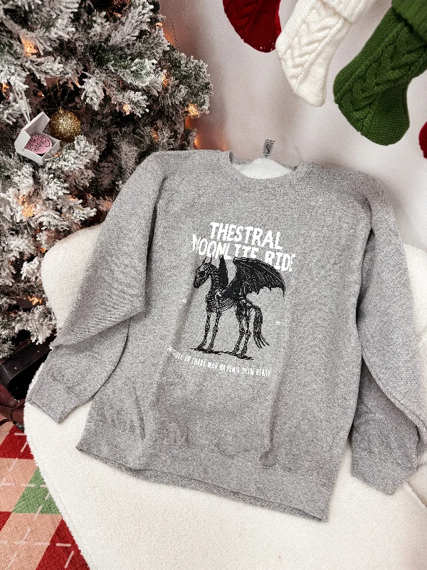 Thestral Moonlite Ride Crewneck Sweatshirt