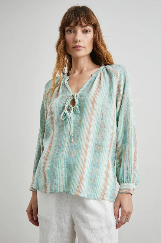 BRIELLE TOP - SEAVIEW STRIPE