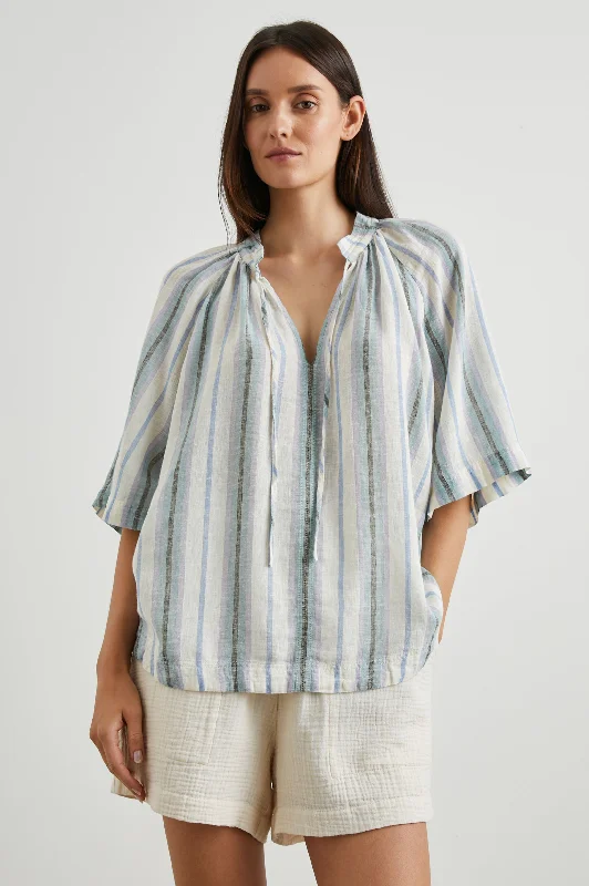 EVELINE TOP - CATANIA STRIPE