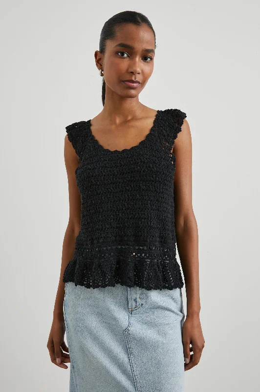 HATTIE TOP - BLACK