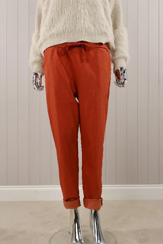 Apricot Plain Magic Pants