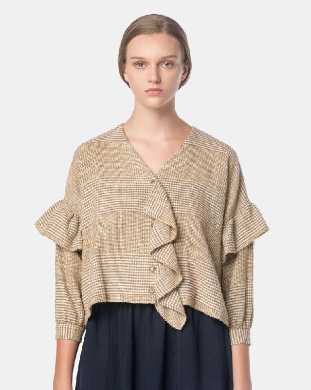 Florian Blouse in Khaki