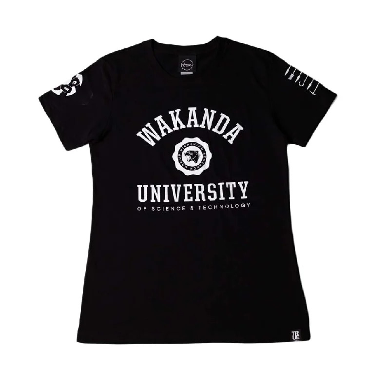 True Womens Wakanda U T-Shirt Black