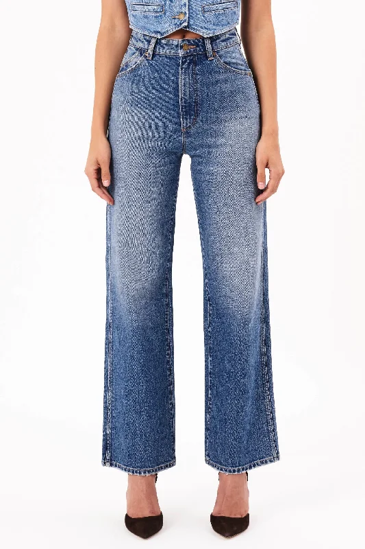 Heidi Seattle Blue High Rise Denim Jean