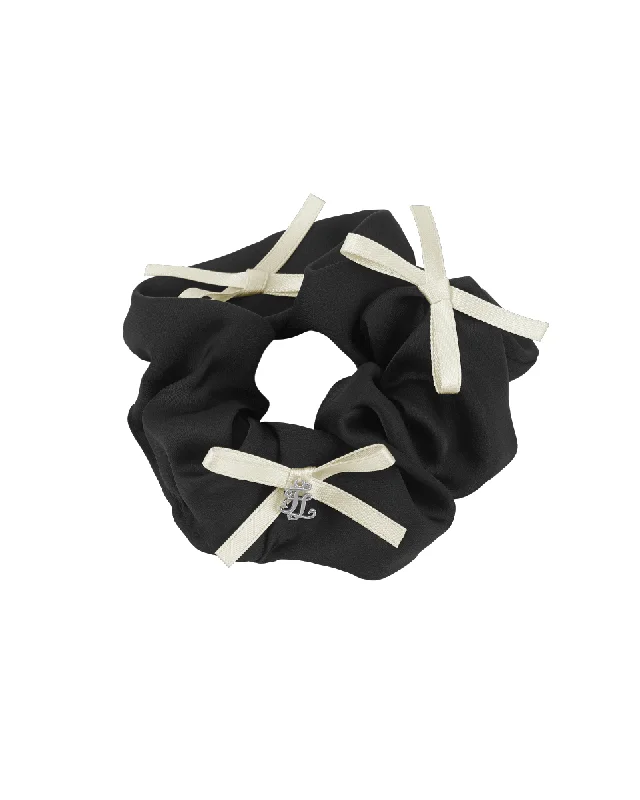 Ribbon scrunchie - Black