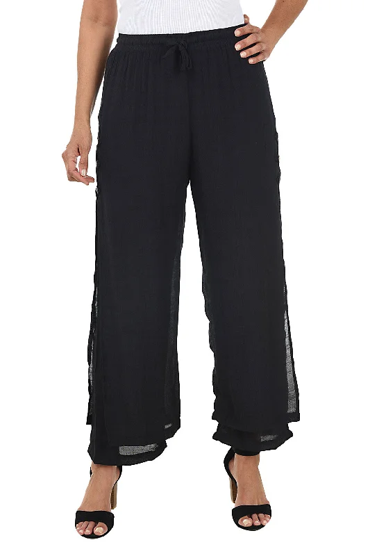 Pull-On Gauze Relaxed Pants