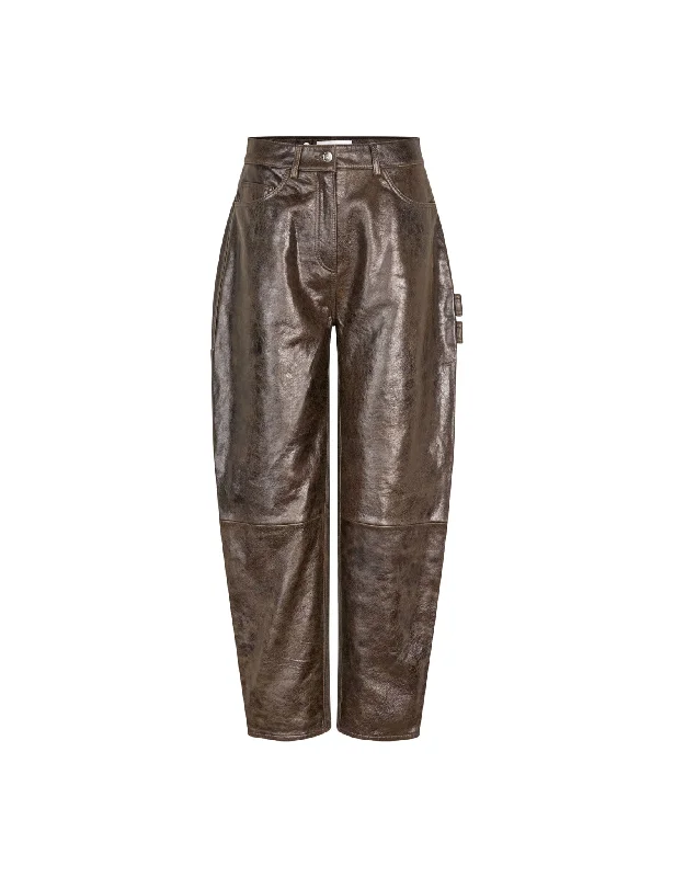 Scarlett Pants — Distressed Brown