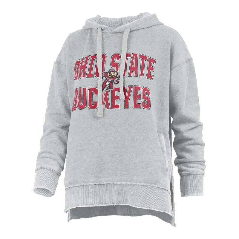 Ladies Ohio State Buckeyes Marni Vintage Gray Hood