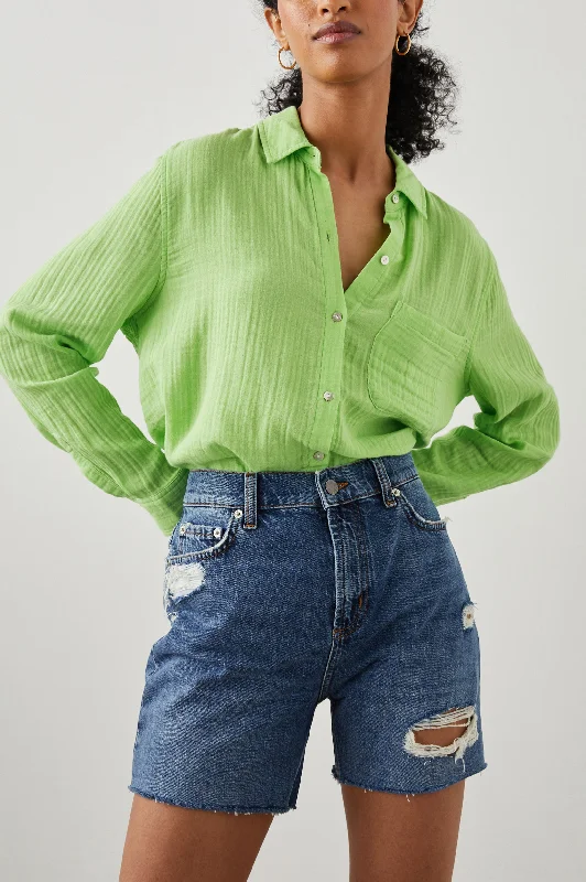 ELLIS SHIRT - JADE LIME