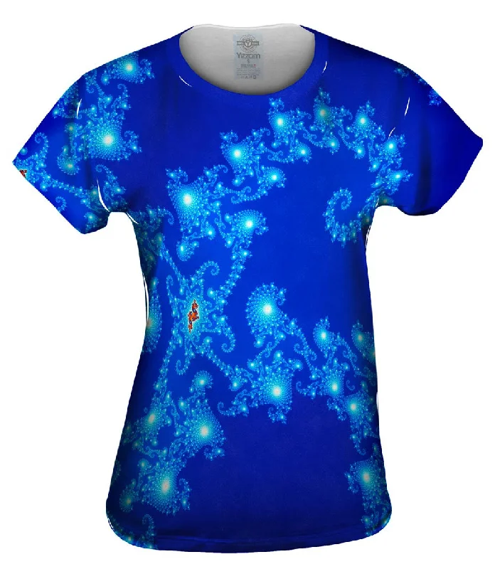 Mandel Fractal Blue Seahorse Tail