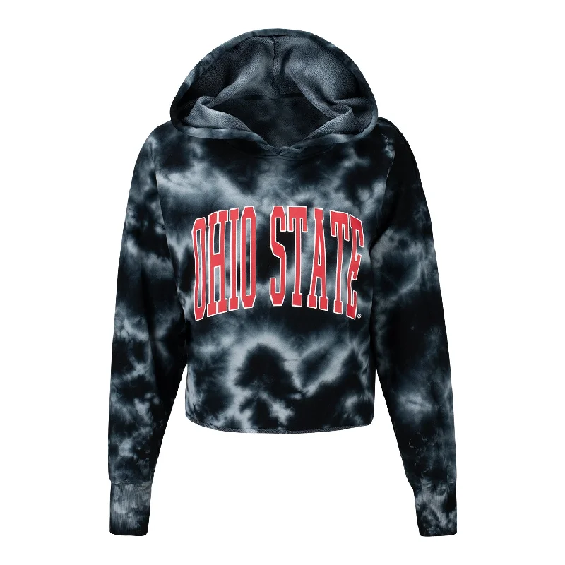 Ladies Ohio State Buckeyes Cloud Crop Hood