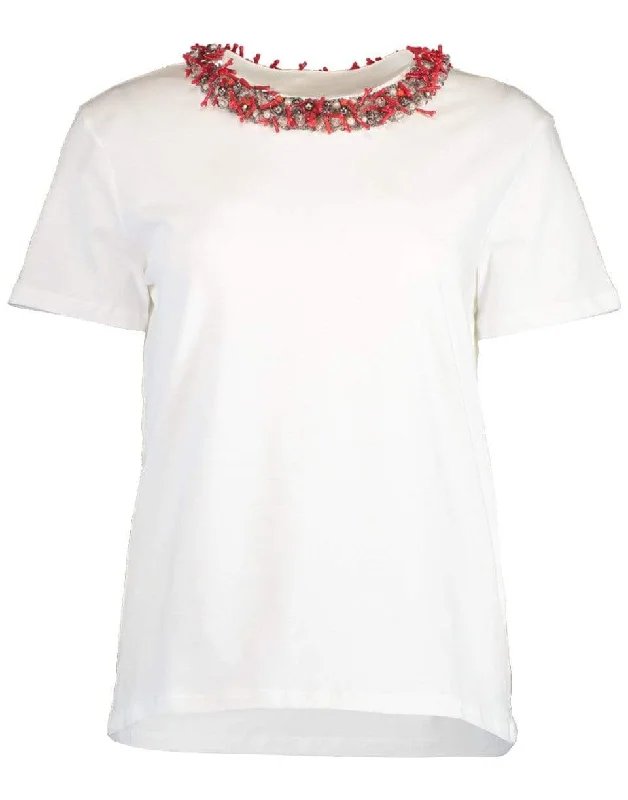 Short Sleeve Coral Collar T-Shirt