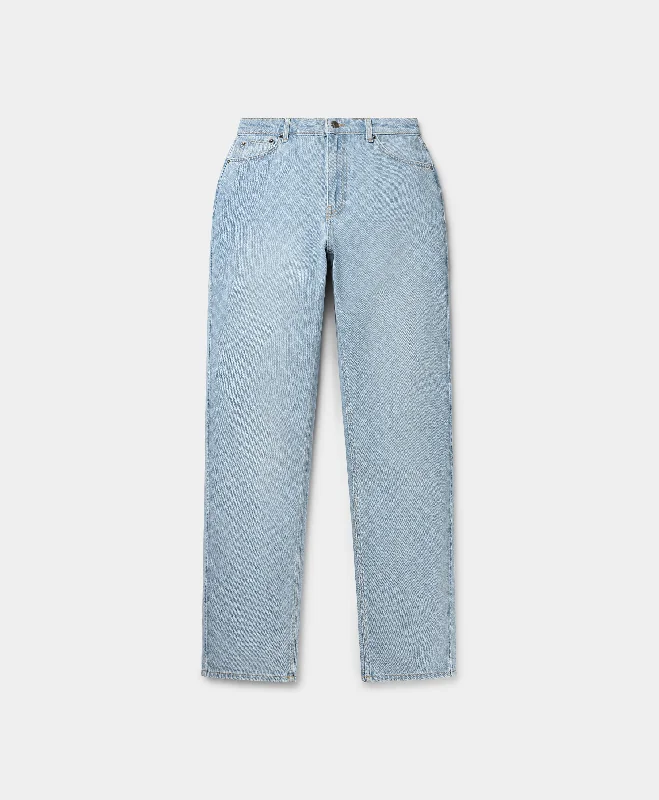 Mid Blue Avery Monogram Jeans