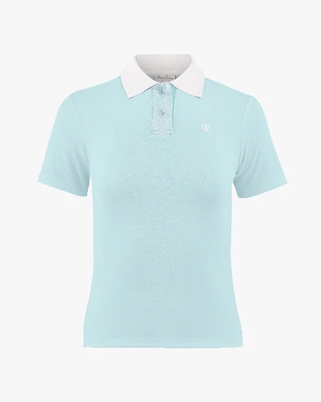 FL Jacquard Collar T-Shirt -Mint