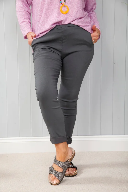 Plain Magic Pants Charcoal