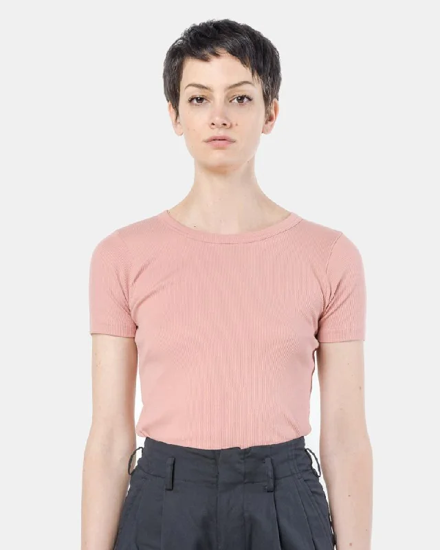 Short Sleeve Tereco Pima Tee in Pink