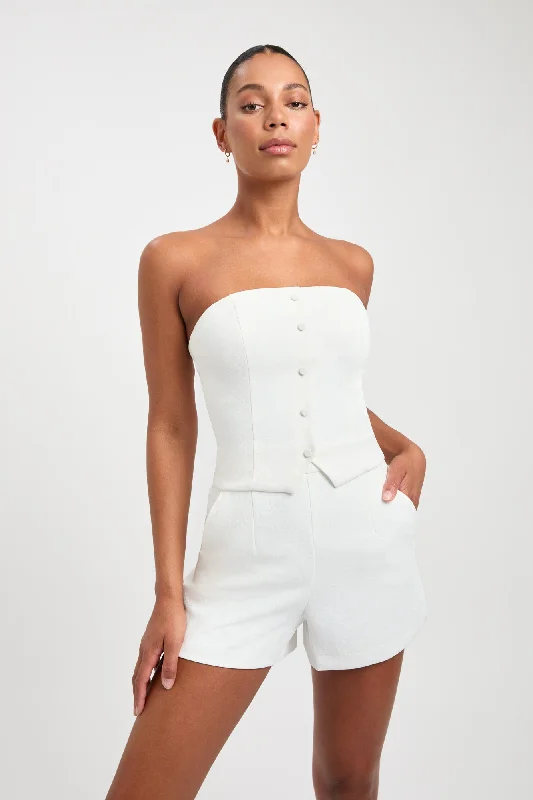 Oyster Button Corset