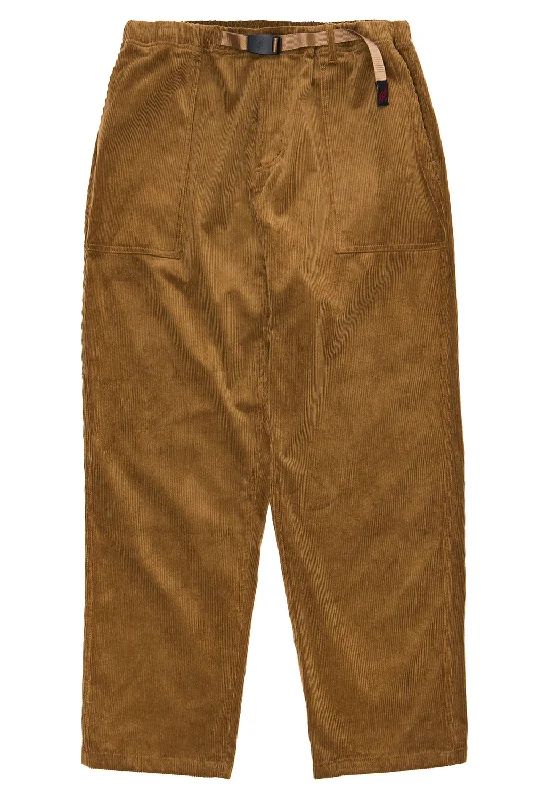 Gramicci Corduroy Loose Tapered Ridge Pants - Mocha Beige