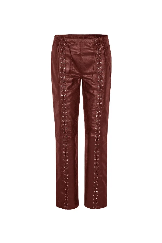 Christina Pants — Burgundy