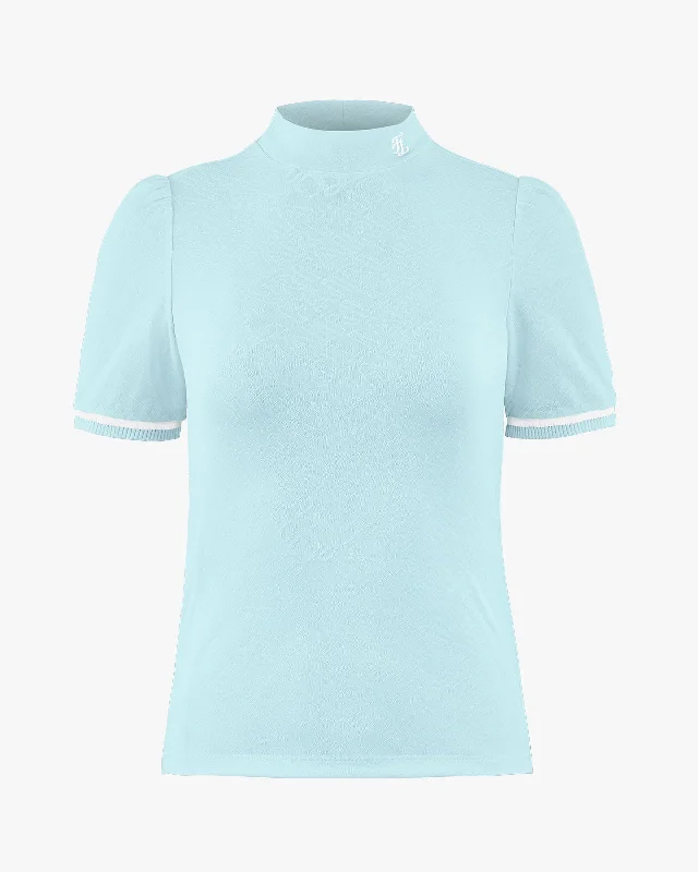 Ferrara Jacquard Turtleneck T-shirt - Mint