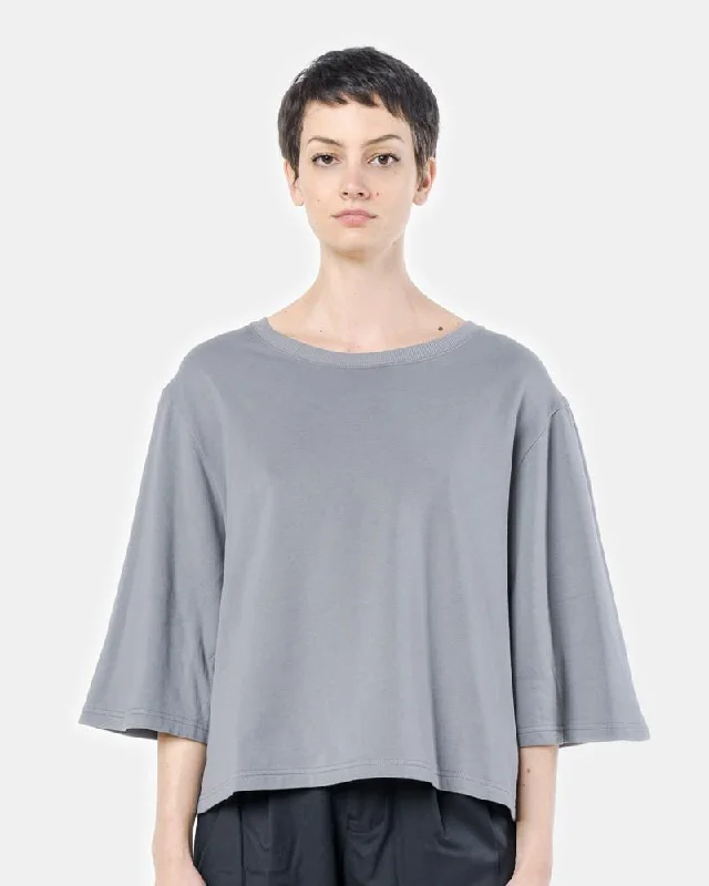 Wide Sleeve Top in Grey