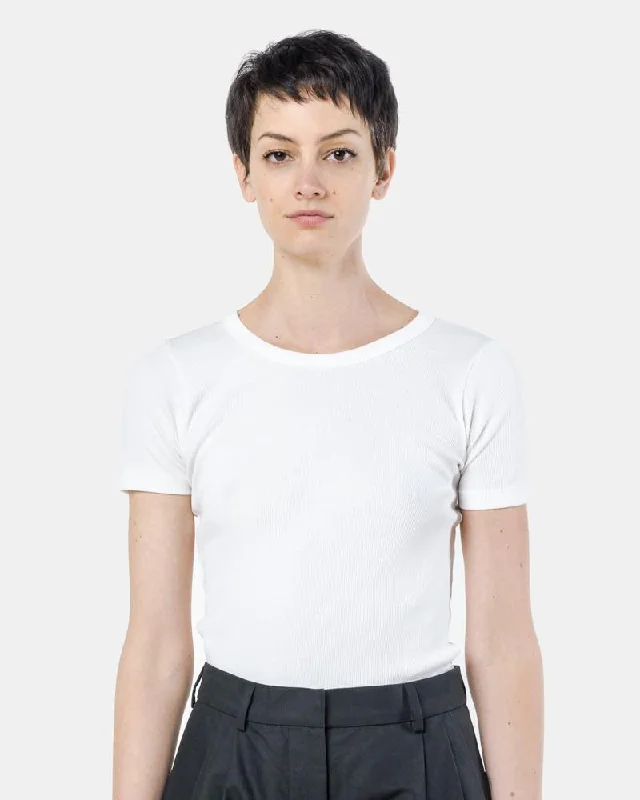 Short Sleeve Tereco Pima Tee in White