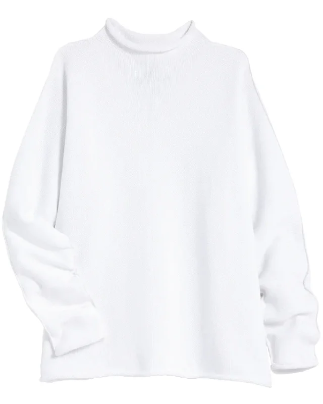 White Knit Monterey Sweater